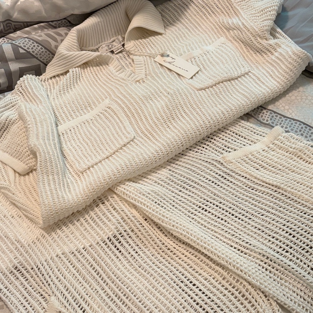 Vintage Havana Cream Knit Set